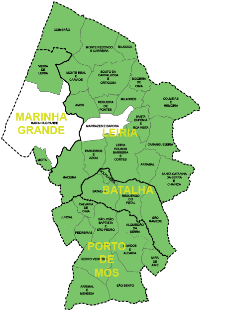 Mapa freguesias ADAE RURAL2020